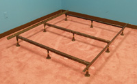 metal bed frame heavy duty waterbeds regular queen beds organic king frames strobel twin foundations mattress